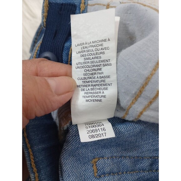 Childrens Place Jeans Size 14 Girls Blue Denim Bootcut Adjustable Waist - Picture 5 of 10